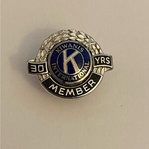 Kiwanis International 30 Year Member Pin